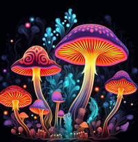 Thumbnail for Fun Glowing Neon Mushrooms