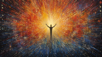 Thumbnail for Color Burst Prayer  Large Diamond Painting Kits