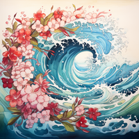 Thumbnail for Mesmerizing  Wave And Hibiscus