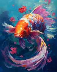 Thumbnail for Koi Fish And Flowers