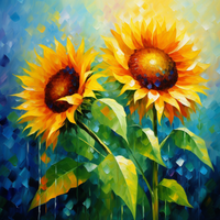 Thumbnail for Two Beautiful Sunflowers