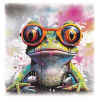 Thumbnail for Art Frog In Gold Glasses