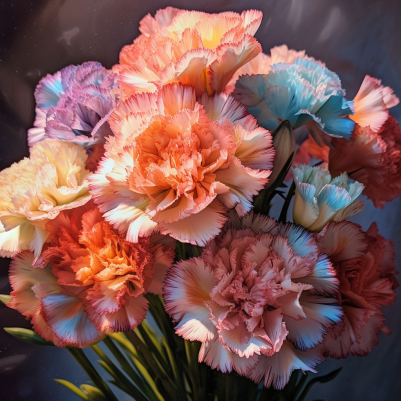 Carnations In The Sunlight