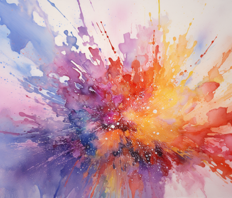 Glorious Color Burst  Painting