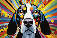 Thumbnail for Bold Colorful Doggie  Diamond Painting Kits