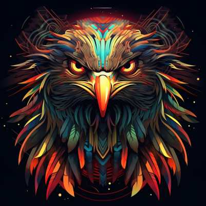 Seriously Abstract Eagle