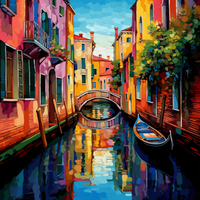 Thumbnail for Colorful Reflections On Venice Canal