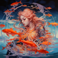 Thumbnail for Dreaming Of Goldfish  Diamond Painting Kits