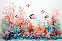 Thumbnail for Simple Watercolor Sea Life