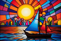 Thumbnail for Fun Sun Cute Sailboat