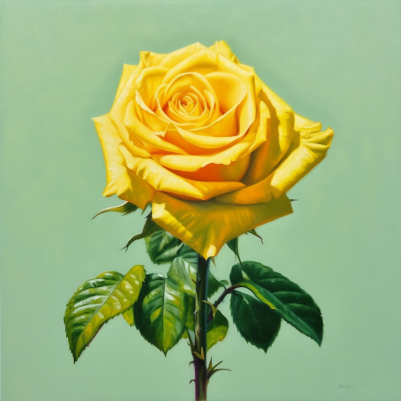 A Single Yellow Rose