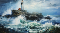 Thumbnail for Mesmerizing Waves And A Lighthouse