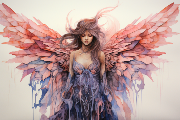 Lwatercolor Angel