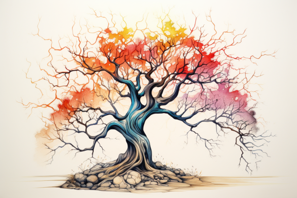 Watercolor Tree