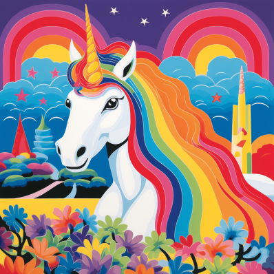 Rainbow Unicorn Daydream