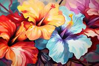 Thumbnail for Multi Colored Hibiscus