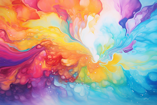 Soft Liquidy Colors  Diamond Painting Kits