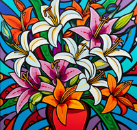 Thumbnail for Fun Lilies In A Vase  Diamond Painting Kits