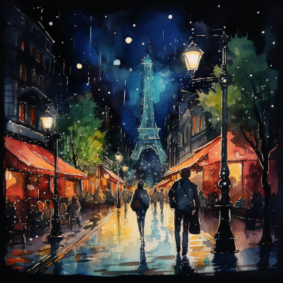 Night Stroll In Paris