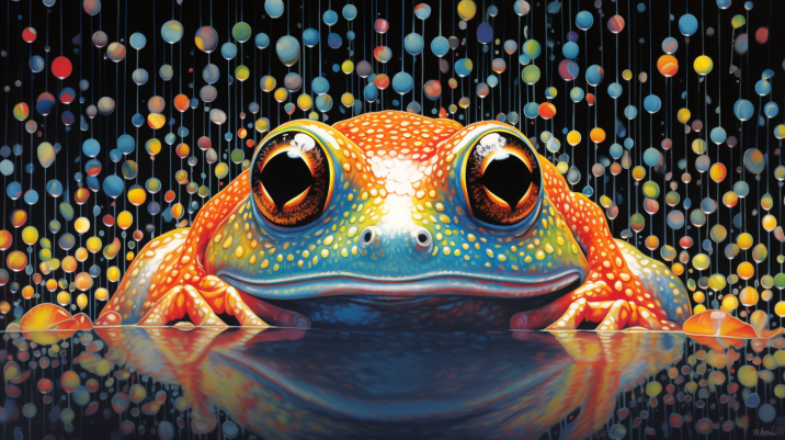 Hello Frog  Diamond Painting Kits