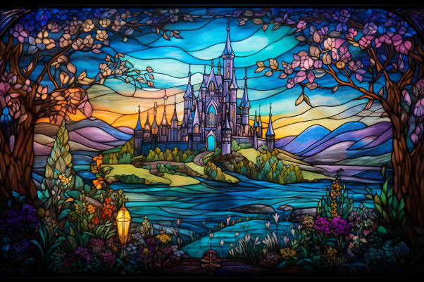 Fairytale On Stained Glass