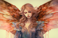 Thumbnail for Watercolor Praying Angel