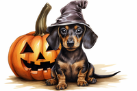 Thumbnail for Dachshund Halloween
