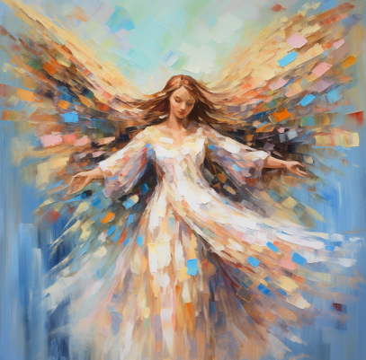 Calming Angel Painting