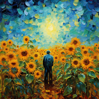 Thumbnail for Farmer And His Sunflowers