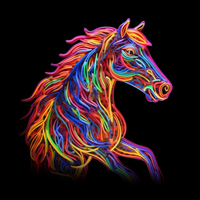 Thumbnail for Electric, Neon, Bright Horse