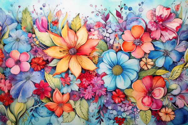 Tropical Floral Fiesta