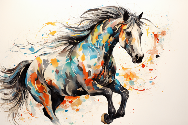 Beautifully Painted Horse