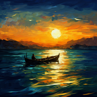 Thumbnail for Rowboat At Sunset