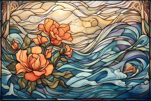 Graceful Ocean And Waves  Diamond Painting Kits