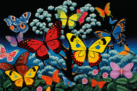 Thumbnail for Bold Butterfly Daydream  Diamond Painting Kits