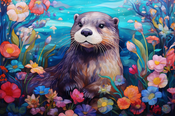 Graceful Sea Otter Fantasy