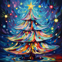 Thumbnail for Painted Christmas Tree