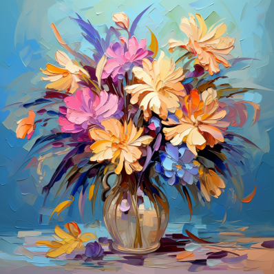 Beautifully Painted Flowers