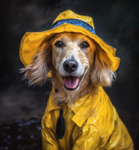 Thumbnail for Dachshund Ready To Play In The Rain