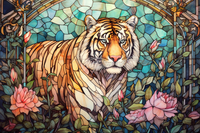 Thumbnail for Glorious Tiger Among Flowers