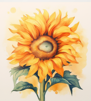 Fun Yellow Sunflower