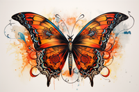 Thumbnail for Watercolor Artsy Butterfly  Diamond Painting Kits