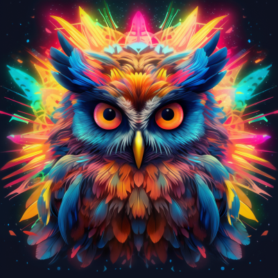 Glowing Pretty Owl