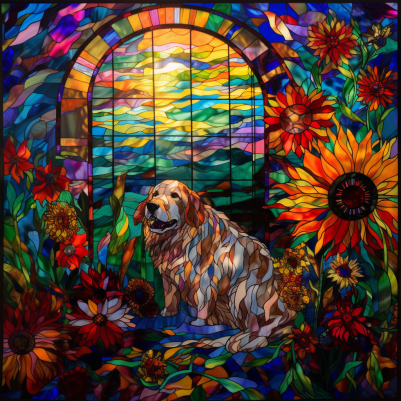 Good Boy, Old Dog Diamond Painting Kit