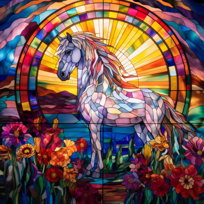 Horse In Magic Land Diamond Painting Kit