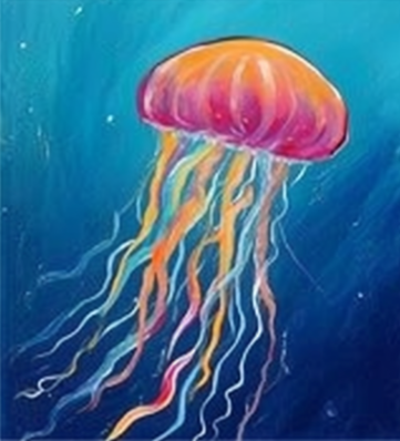 Jellyfish On The Go Diamond Painting Kit