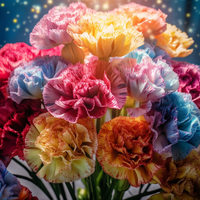 Thumbnail for Light Shining Down On A Bouquet Of Carnations