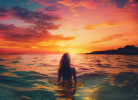 Thumbnail for Mermaid Watching The Sunset