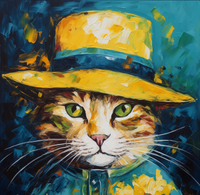 Thumbnail for Pretty Kitty In Yellow Hat