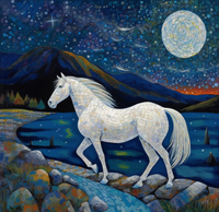 Thumbnail for White Horse On A Night Stroll